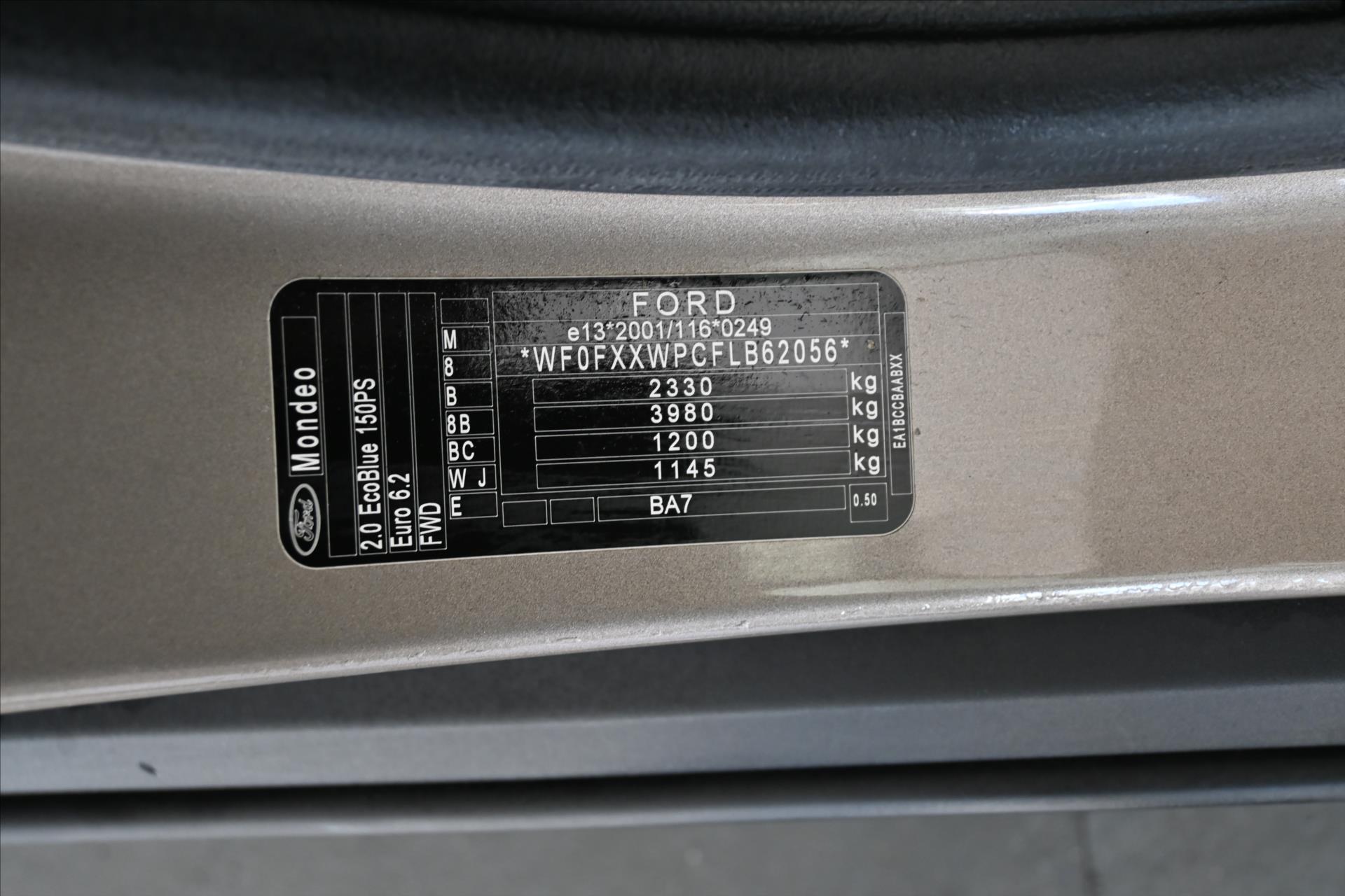 Hlavní fotografie vozu Ford Mondeo 2,0 EcoBlue 110 kW Business Záruka až 5 let (8)