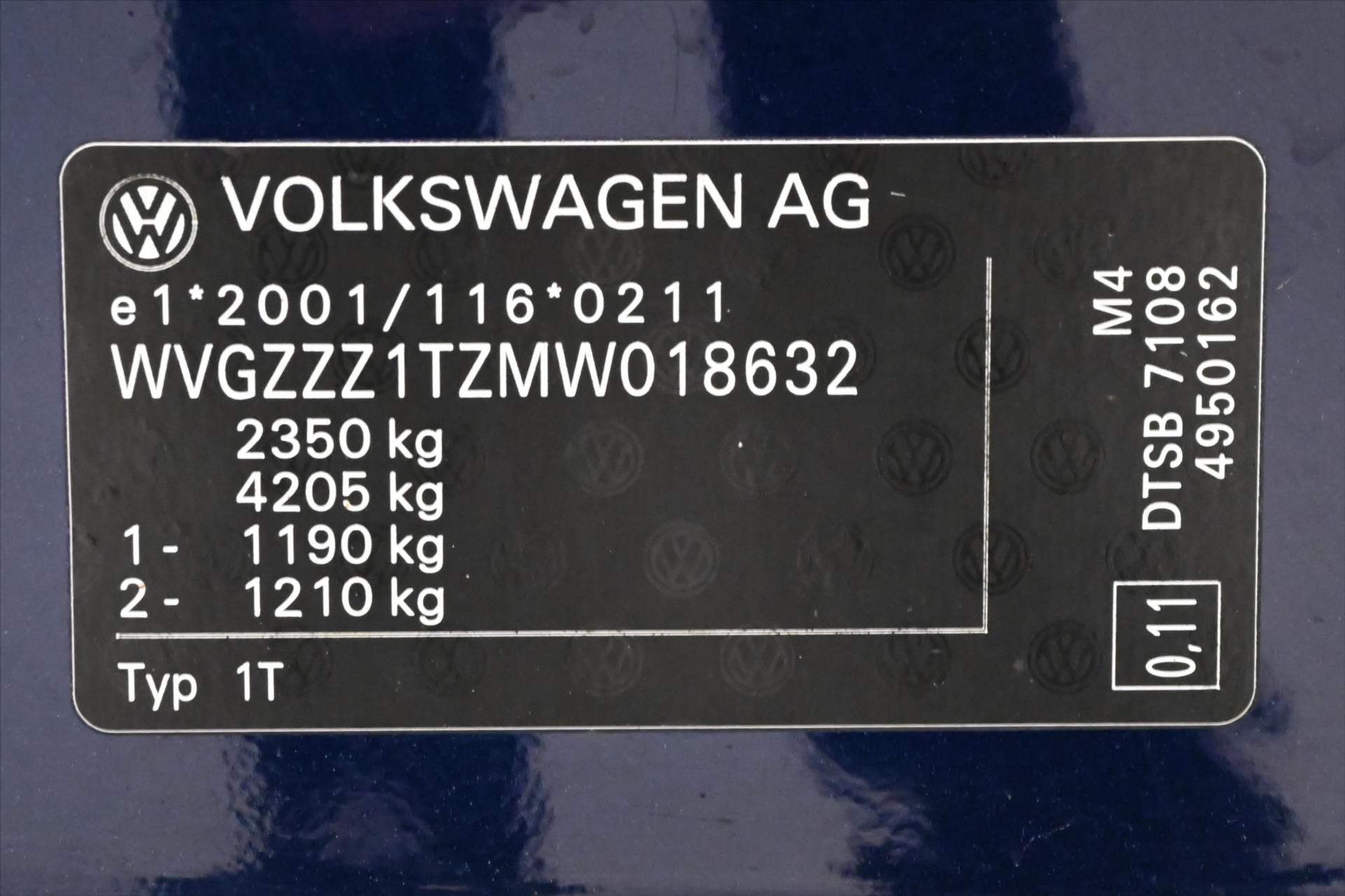 Hlavní fotografie vozu Volkswagen Touran 2,0 TDI 110kW DSG 7Míst Záruka až 5 let (14)