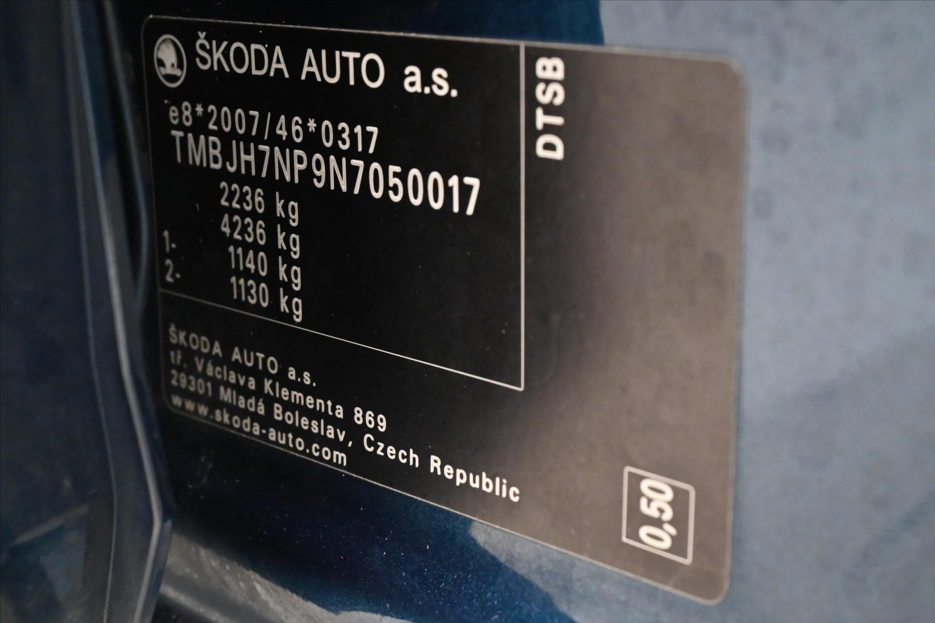 Hlavní fotografie vozu Škoda Superb 2,0 TDI 110kW DSG Style Záruka až 5 let (13)