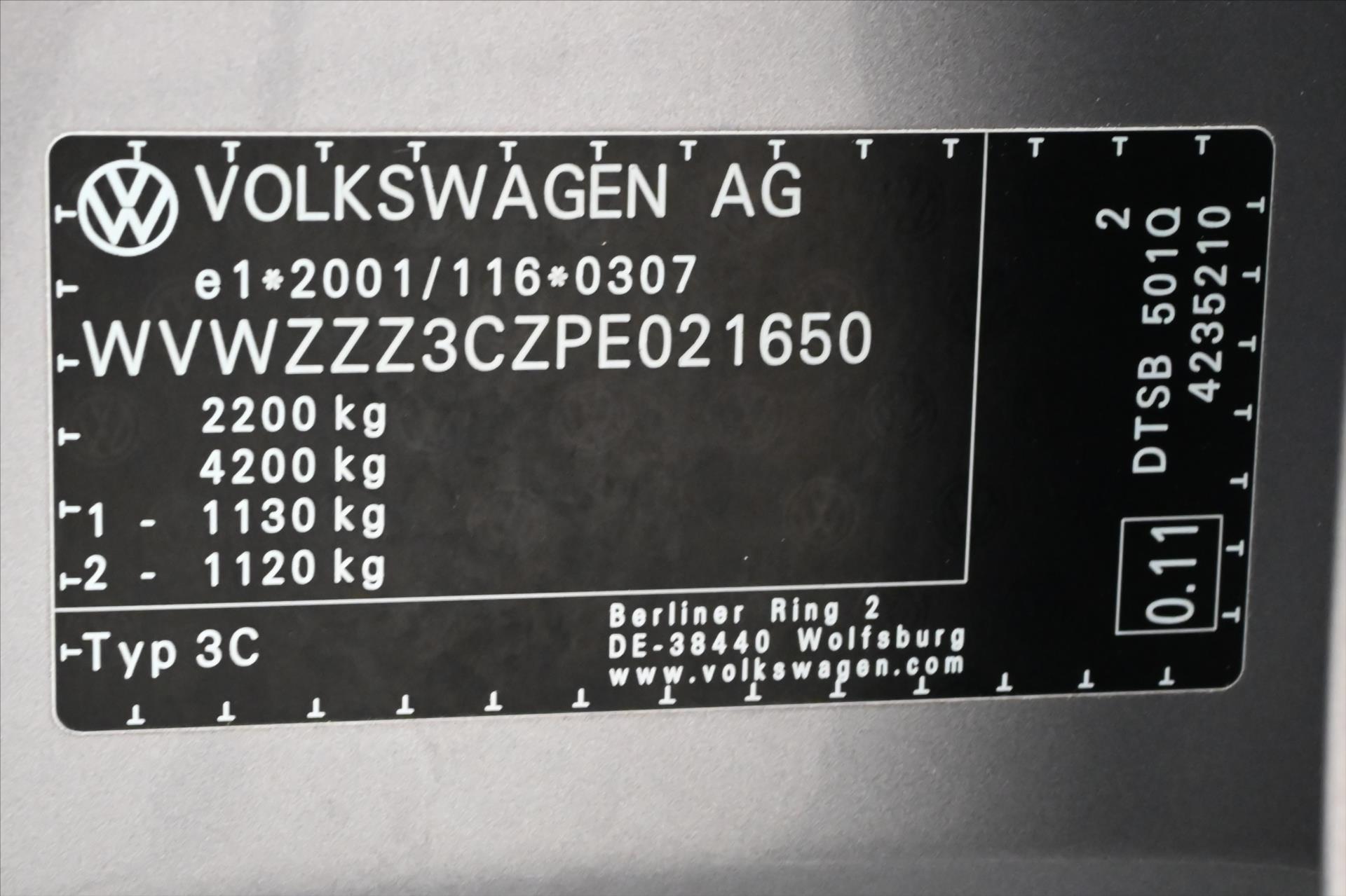Hlavní fotografie vozu Volkswagen Passat 2,0 TDI 110kW DSG Business Záruka až 5 let (13)