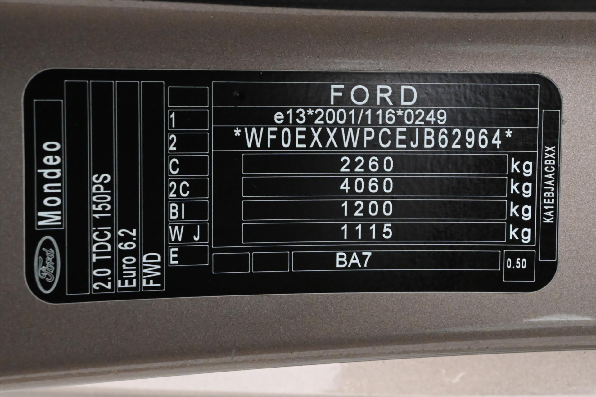 Hlavní fotografie vozu Ford Mondeo 2,0 EcoBlue 110 kW Titanium Záruka až 5 let (12)