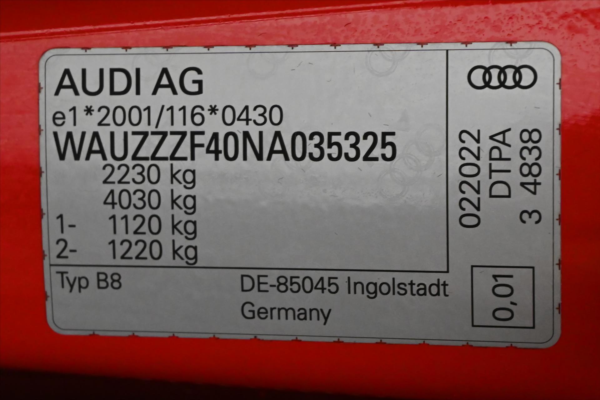 Hlavní fotografie vozu Audi A4 2,0 40TDI 150kW QUATTRO S-LINE Záruka až 5 let (12)