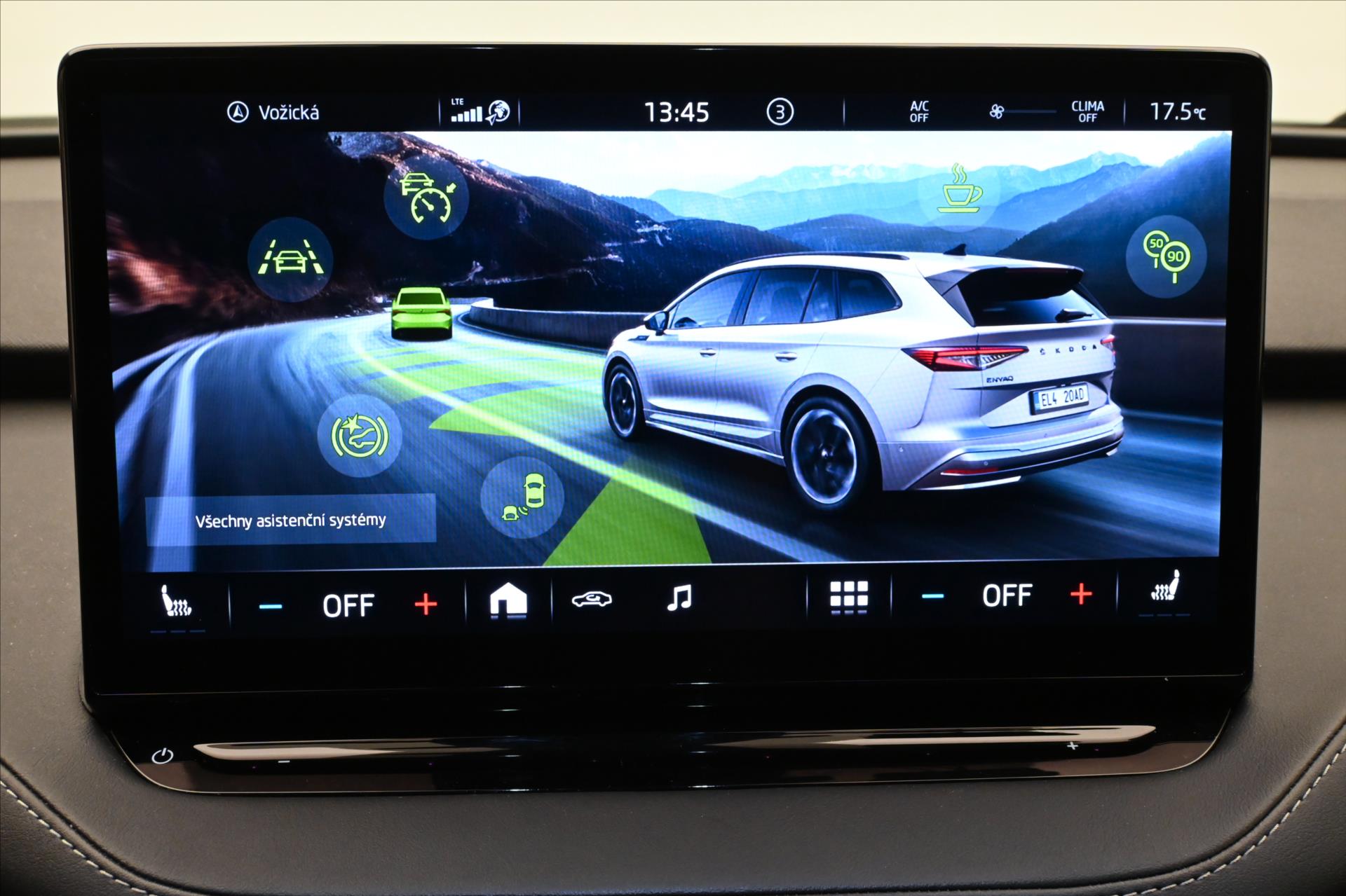 Hlavní fotografie vozu Škoda Enyaq iV BEV 60 132kW SportPlus Záruka až 3 roky (17)