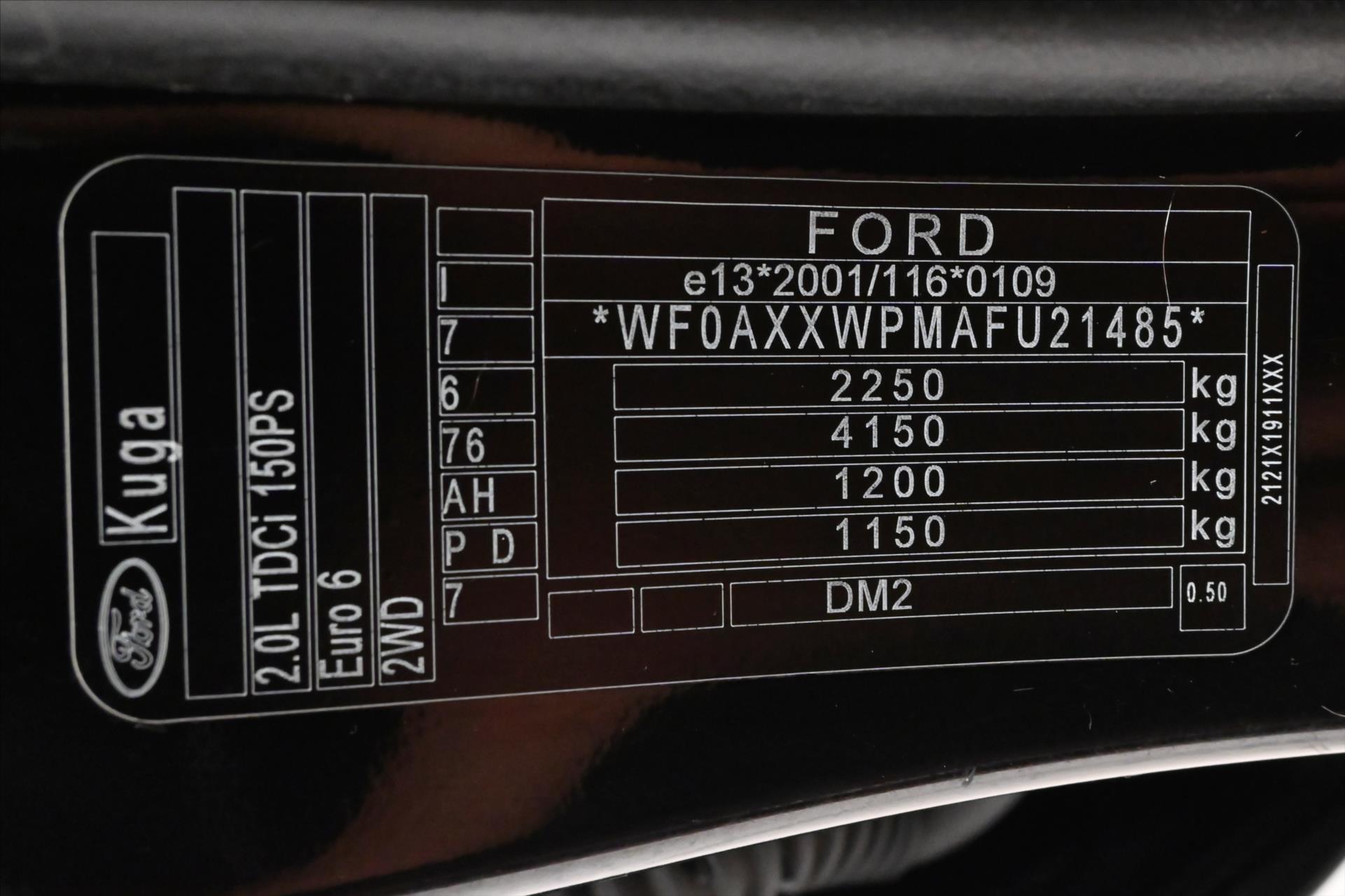 Hlavní fotografie vozu Ford Kuga 2,0 TDCi 110kW Tažné Záruka až 5 let (12)