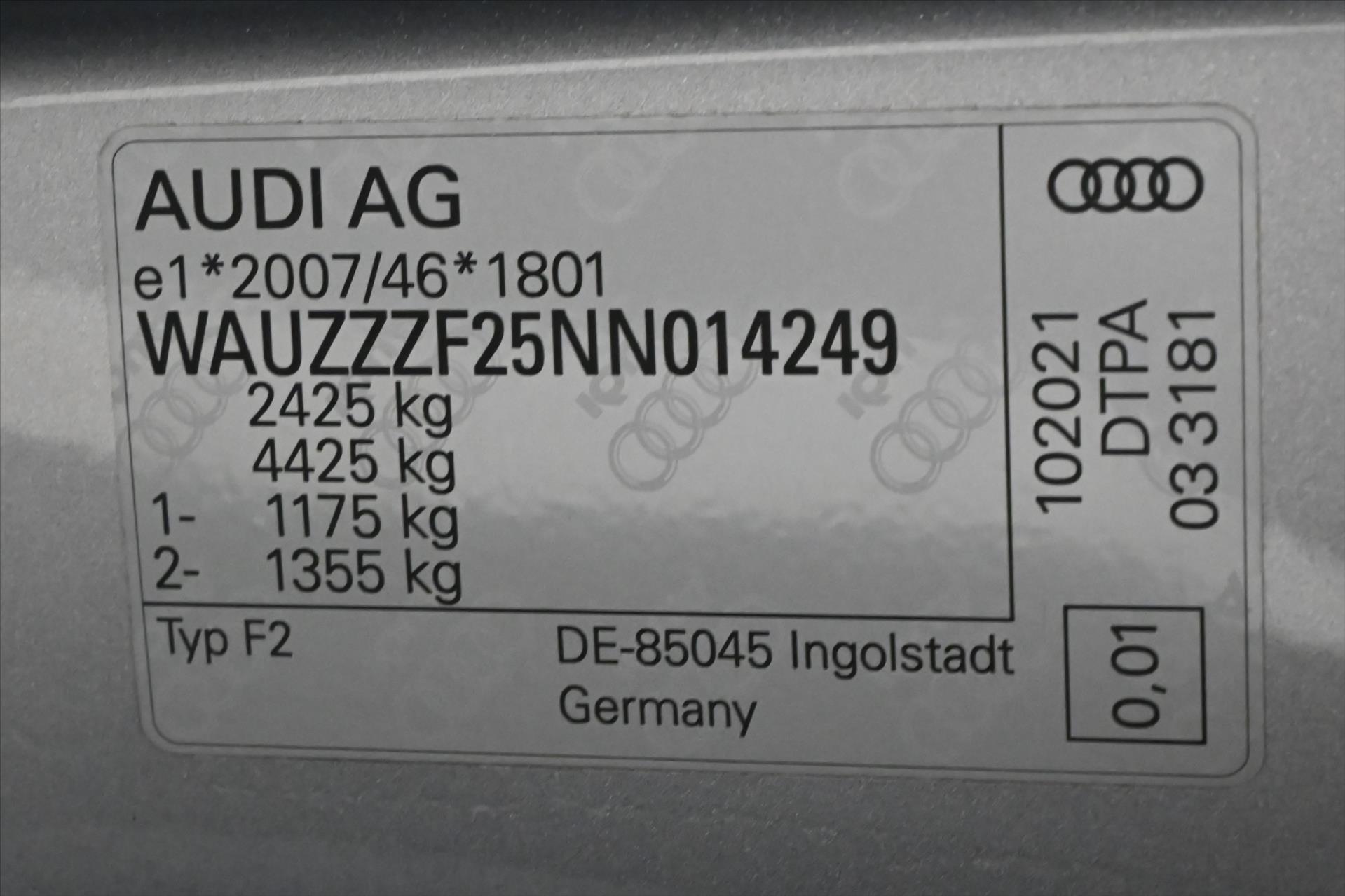 Hlavní fotografie vozu Audi A6 2,0 TDI 150 kW QUATTRO AT7 Záruka až 5 let (12)