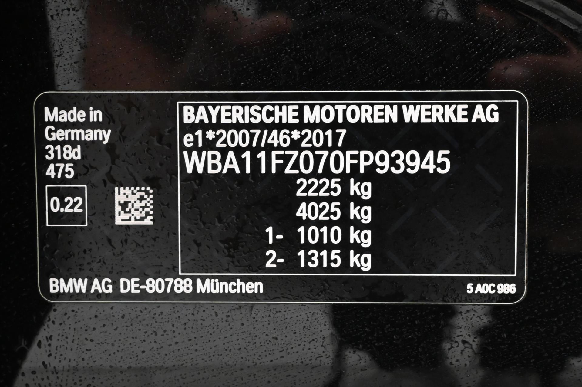 Hlavní fotografie vozu BMW Řada 3 2,0 318d Facelift Záruka až 5 let (11)