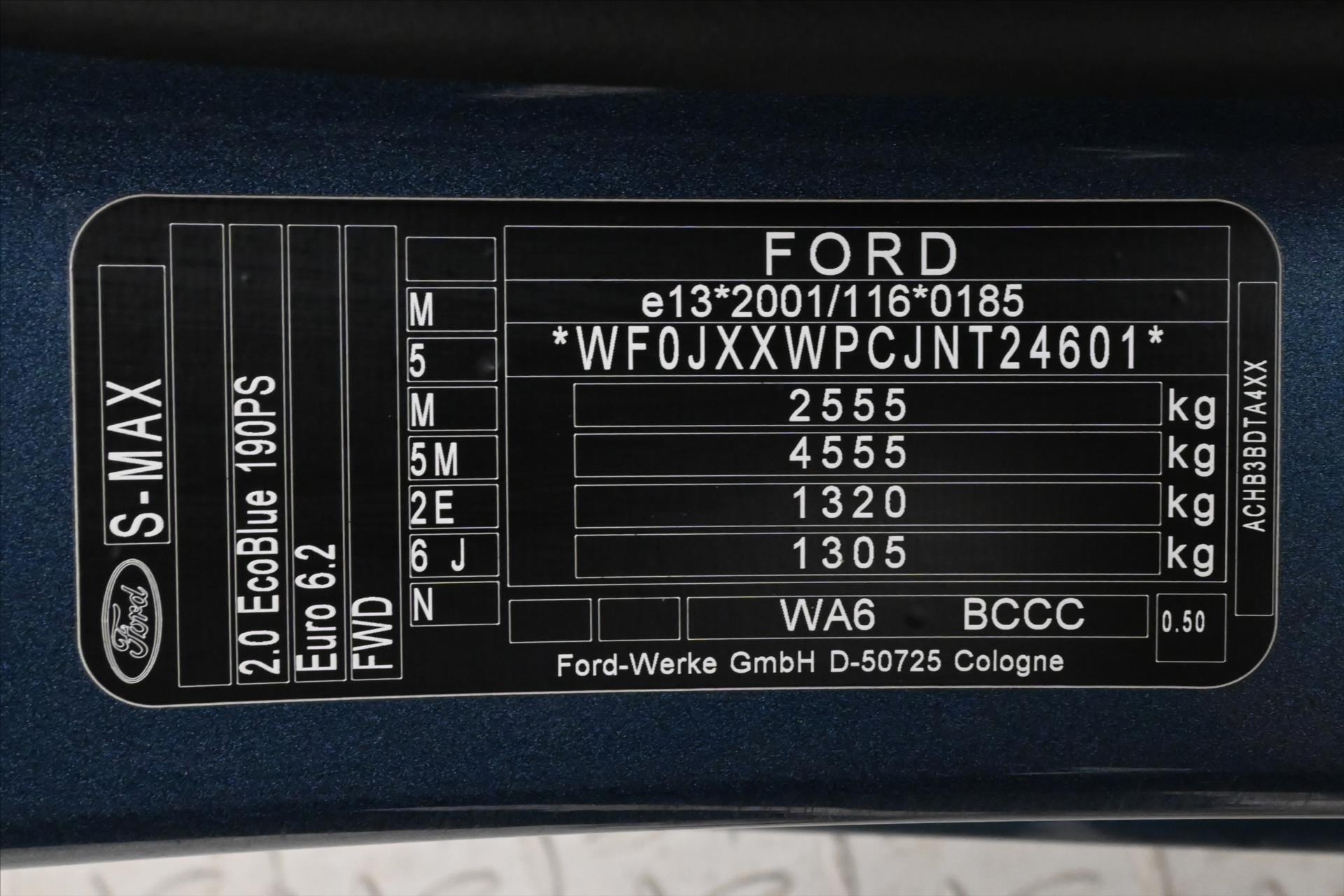 Hlavní fotografie vozu Ford S-MAX 2,0 EcoBLUE 140 kW AT8 7MÍST Záruka až 5 let (13)