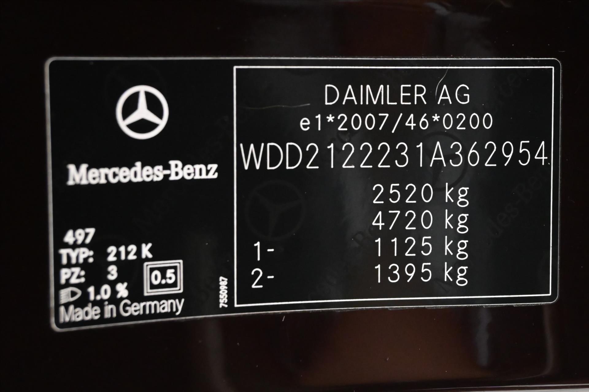 Hlavní fotografie vozu Mercedes-Benz Třídy E 3,0 350 CDi 195kW Plný servis (12)