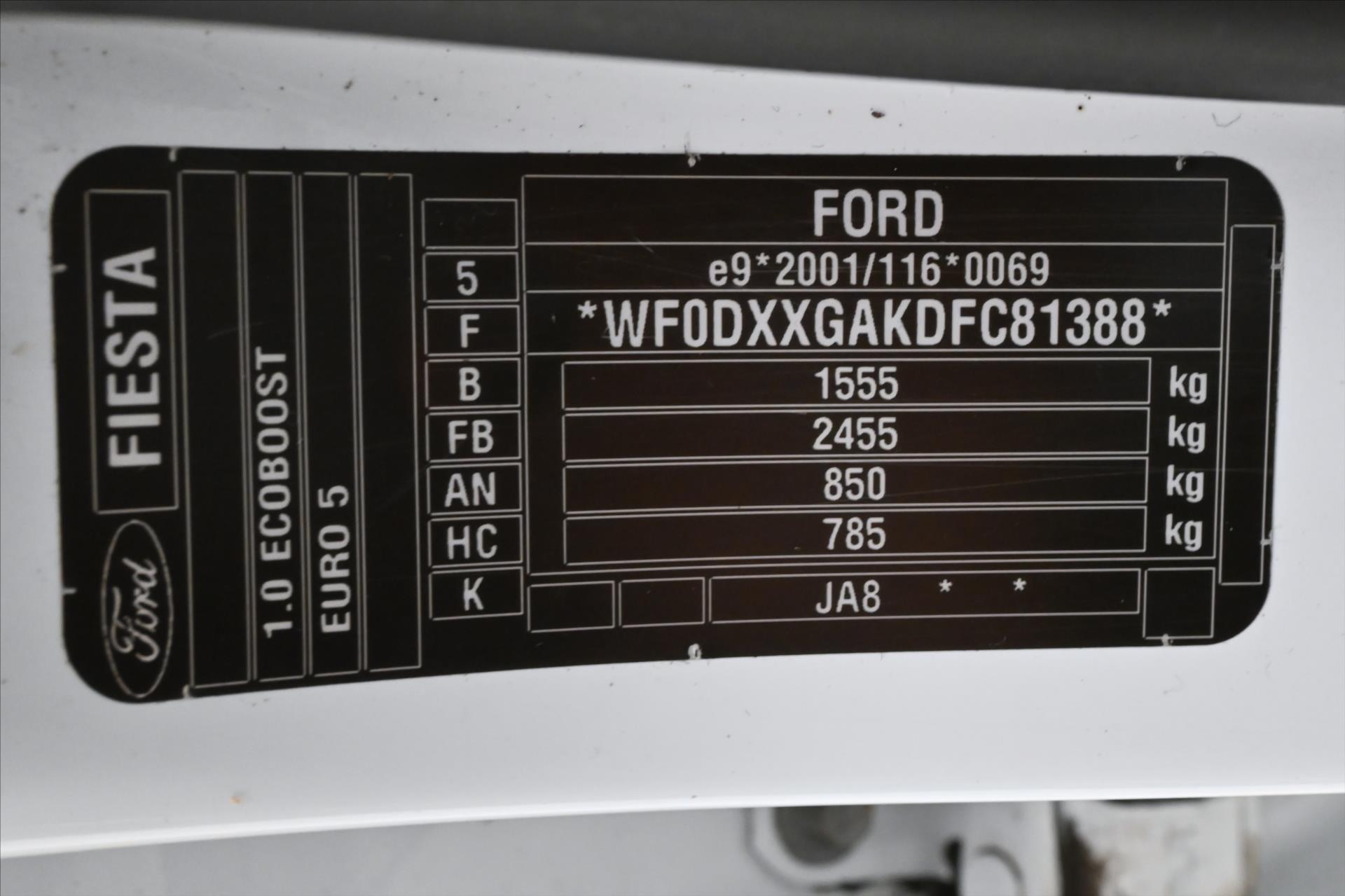 Hlavní fotografie vozu Ford Fiesta 1,0 EcoBoost 74kW Titanium (13)